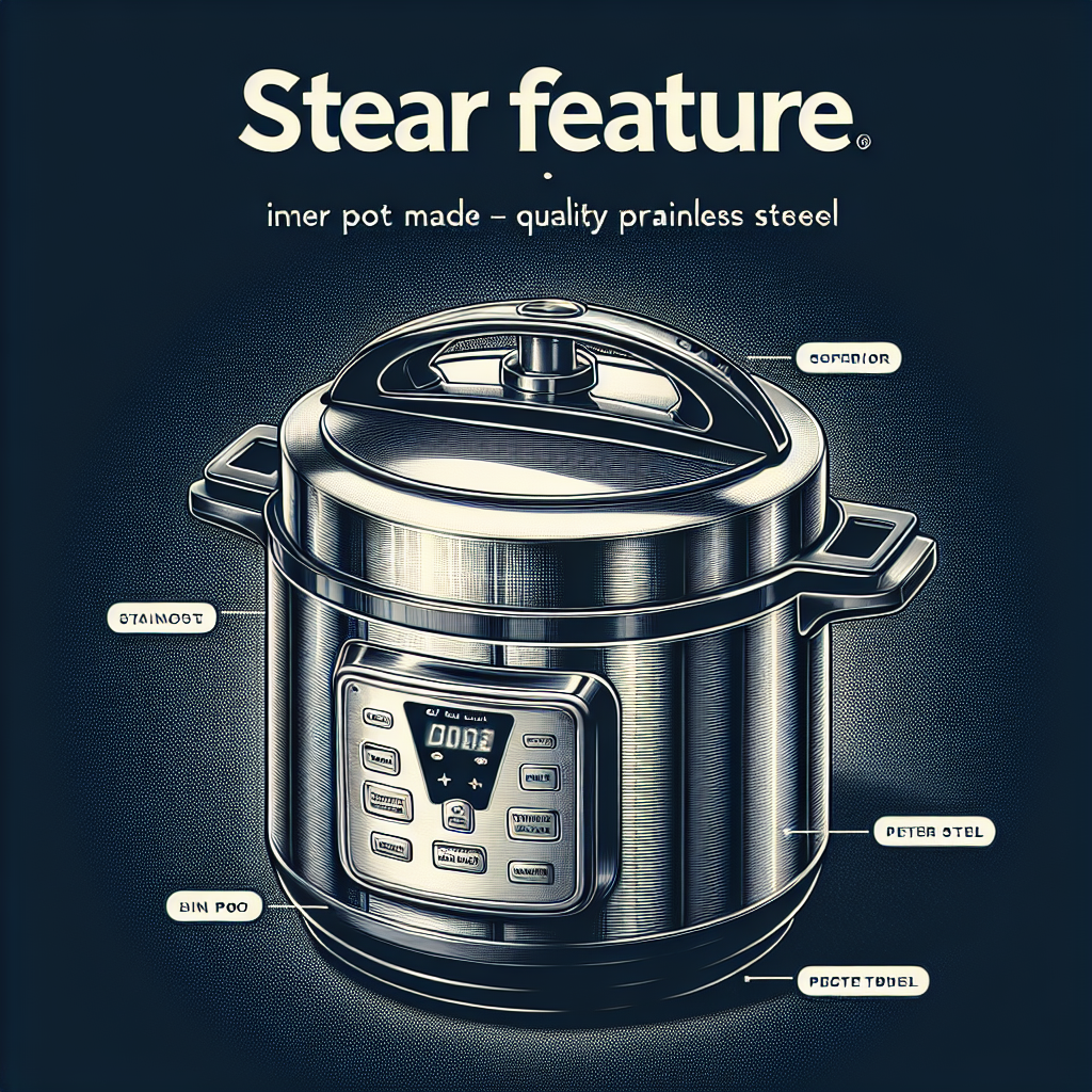 Genuine Inner Pot for Instant Pot 6 Qt Pot for InstaPot Inner Cooking Pot Stainless Steel (Equivalent to IP-POT-SS304-60) Nonstick Pot for IP-DUO, LUX, CSG 6Qt