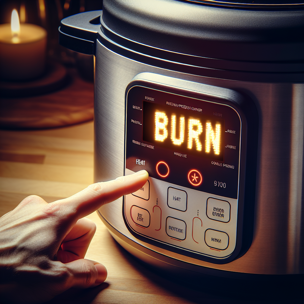 How to Troubleshoot Instant Pot Showing Burn Error
