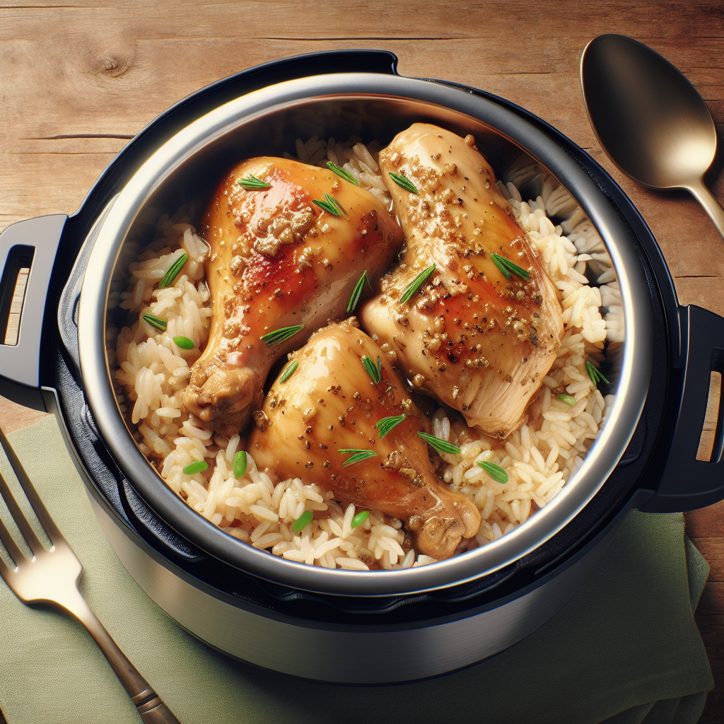 Delicious Instant Pot Chicken and Rice Recipe