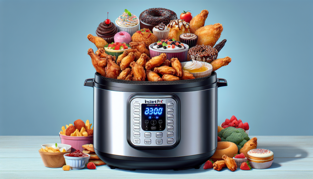 Instant Pot 6-in-1 Air Fryer and Indoor Grill with Bake, Roast Reheat Dehydrate, From the Makers of Instant Pot, with Odor-Reducing Filter, Clear Cooking Window, and Removable Lid for Easy Cleaning