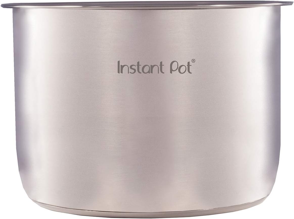 Instant Pot Stainless Steel Inner Cooking Pot 6-Qt, Polished Surface, Rice Cooker