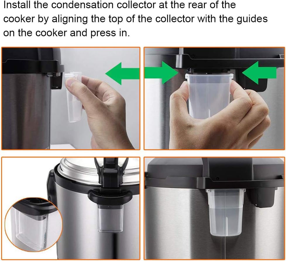 Original Condensation Collector Cup Replacement for Instant Pot DUO, ULTRA, LUX, 5, 6, 8 Quart All Series Ultra 60, DUO60, DUO89, and LUX80 by ZoneFly