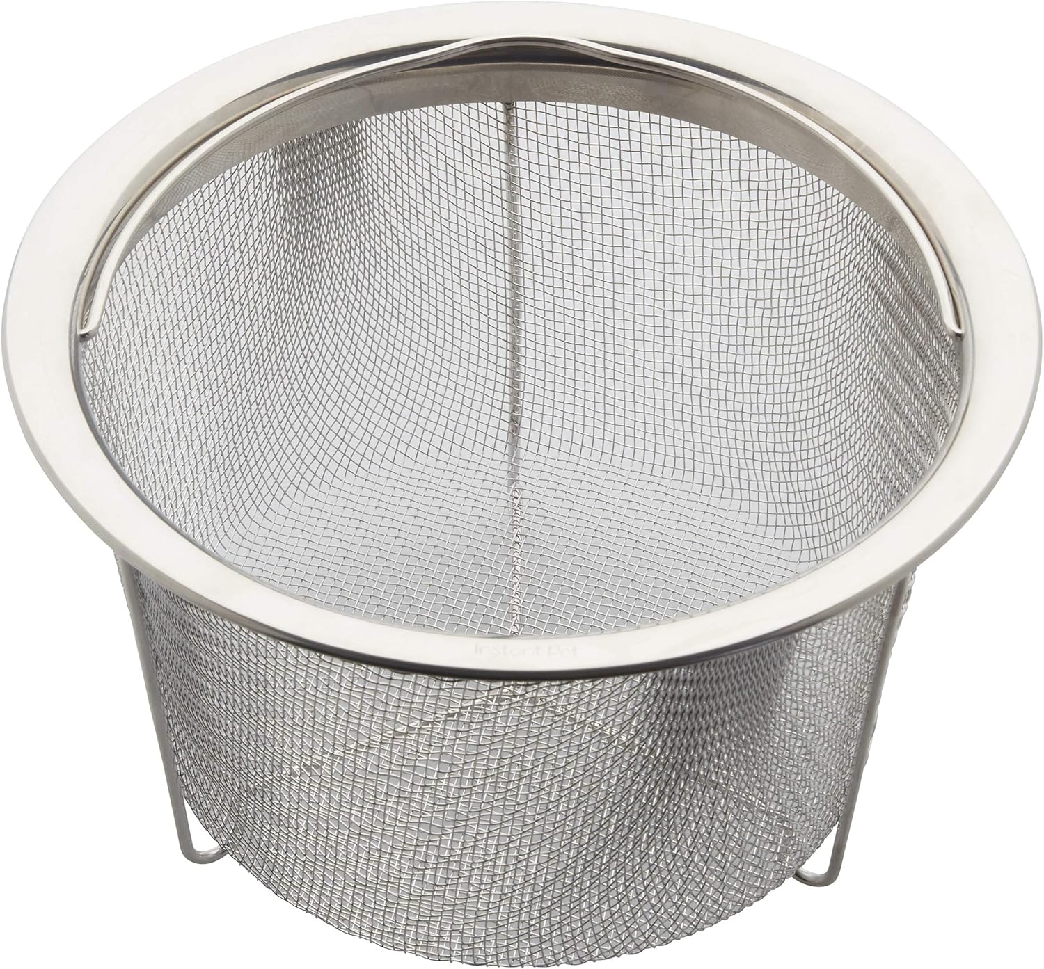 Instant Pot Official Large Mesh Steamer Basket, Stainless Steel, Round