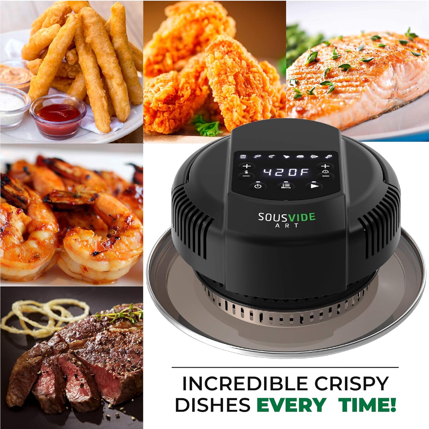 Read more about the article Sousvide Art 7-in-1 Instant Pot Air Fryer Lid Review