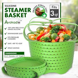 Read more about the article Avokado Silicone Steamer Basket Review